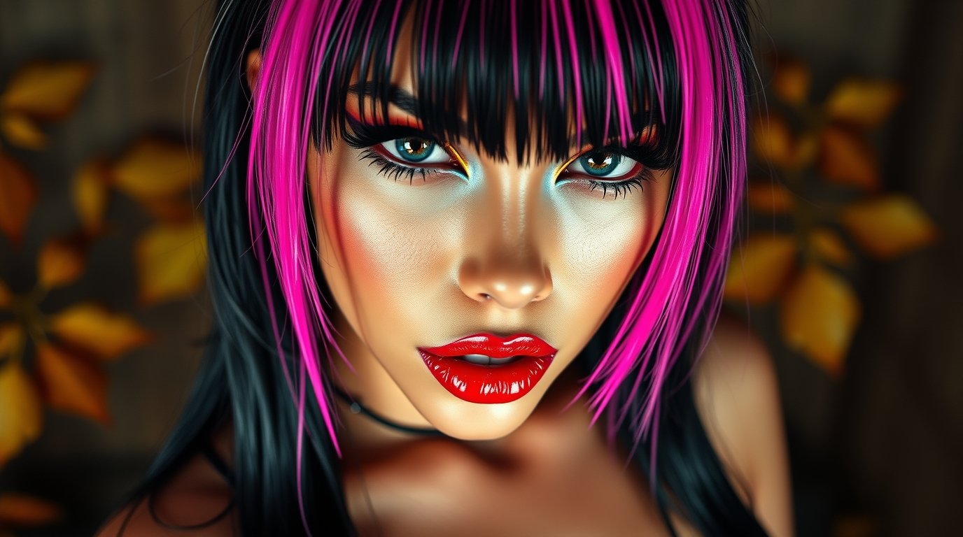 The Signature Portrait Collection — Neon Black digital collection